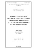 Luận án Tiến sĩ Y học: Nghiên cứu mối liên quan giữa đột biến gen IL36RN và CARD14 với một số biểu hiện lâm sàng và cận lâm sàng trên bệnh nhân vảy nến thể mủ toàn thân