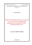 Luận án Tiến sĩ Y học: Nghiên cứu đặc điểm lâm sàng, cận lâm sàng và các yếu tố nguy cơ ở bệnh nhân bệnh động mạch chi dưới mạn tính có đái tháo đường týp 2