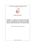 Luận án Tiến sĩ Kỹ thuật: Nghiên cứu thiết kế linh kiện tích hợp quang tử trên nền vật liệu SOI cho hệ thống ghép kênh phân chia theo mode