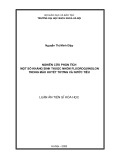 Luận án Tiến sĩ Hóa học: Nghiên cứu phân tích một số kháng sinh thuộc nhóm fluoroquinolon trong mẫu huyết tương và nước tiểu