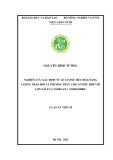 Luận án Tiến sĩ Nông nghiệp: Nghiên cứu xác định tỷ lệ lysine tiêu hóa năng lượng trao đổi và phương thức cho ăn phù hợp với lợn nái F1 (Landrace x Yorkshire)