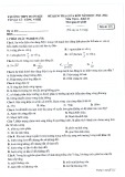Đề thi giữa học kì 2 môn Vật lí lớp 12 năm 2021-2022 có đáp án - Trường THPT Đoàn Kết – Đồng Nai