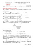 Đề thi giữa học kì 2 môn Toán lớp 12 năm 2021-2022 có đáp án - Trường THPT Hướng Hóa