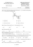 Đề thi giữa học kì 2 môn Toán lớp 12 năm 2021-2022 có đáp án - Trường THPT Ngô Gia Tự, Đắk Lắk