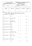 Đề thi giữa học kì 2 môn Toán lớp 11 năm 2021-2022 có đáp án - Trường PTDTNT THCS&THPT An Lão