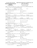 Đề thi giữa học kì 2 môn Toán lớp 10 năm 2021-2022 có đáp án - Trường THPT Đông Hưng Hà