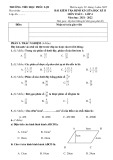 Đề thi giữa học kì 2 môn Toán lớp 4 năm 2021-2022 - Trường Tiểu học Phúc Lợi