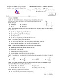 Đề thi học kì 1 môn Vật lí lớp 10 năm 2022-2023 có đáp án - Trường THPT Chuyên Lê Quý Đôn