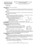 Đề thi học kì 1 môn Vật lí lớp 11 năm 2022-2023 - Trường THPT Gia Định