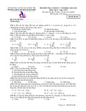 Đề thi học kì 1 môn Vật lí lớp 12 nâng cao năm 2022-2023 có đáp án - Trường THPT Chuyên Lê Quý Đôn