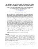 Kết quả bước đầu trong nghiên cứu chế tạo thử nghiệm thiết bị đo liều nơtron sử dụng đầu dò cấu trúc PRESCILA