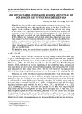 Ảnh hưởng của melatonin ngoại sinh đến những thay đổi hóa sinh của đậu tương trong điều kiện hạn