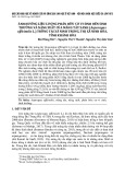 Ảnh hưởng liều lượng phân hữu cơ vi sinh đến sinh trưởng và năng suất của măng tây xanh (Asparagus officinalis L.) trồng tại xã Ninh Trung, thị xã Ninh Hòa, tỉnh Khánh Hòa