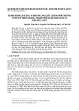 Thành phần loài tảo, vi khuẩn lam, chất lượng môi trường nước hồ Thiền Quang, thành phố Hà Nội năm 2010 và năm 2021-2022