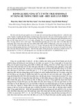 Đánh giá khả năng xử lý nước thải sinh hoạt sử dụng hệ thống thiếu khí - hiếu khí luân phiên