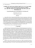 Nghiên cứu khả năng kháng khuẩn từ các cao chiết thô của loài nấm Ganoderma applanatum (Pers.) Pat. 1887 thu thập tại Vườn Quốc gia Chư Yang Sin, tỉnh Đắk Lắk