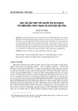 Nhu cầu ẩm thực tộc người của du khách tới Điện Biên: Thực trạng và giải pháp đáp ứng