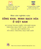 So sánh tham chiếu với Hiệp định thương mại Việt Nam - Hoa Kỳ và các quy định của Tổ chức thương mại thế giới: Phần 2