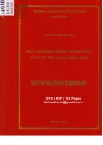 Luận văn Thạc sĩ Quản trị kinh doanh: Đẩy mạnh hoạt động marketing của Viettel thị xã Hồng Ngự