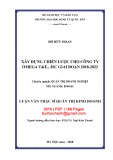 Luận văn Thạc sĩ Quản trị kinh doanh: Xây dựng chiến lược cho Công ty Omega T&E.,JSC giai đoạn 2018-2023