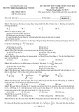 Đề thi thử tốt nghiệp THPT năm 2023 môn Vật lí có đáp án - Trường THPT Nguyễn Tất Thành, Đắk Lắk (Lần 1)