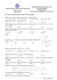 Đề thi thử THPT Quốc gia năm 2023 môn Toán - Trường THCS&THPT Lương Thế Vinh, Hà Nội (Lần 1)