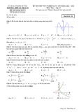Đề thi thử tốt nghiệp THPT năm 2023 môn Toán có đáp án - Trường THPT Lý Thái Tổ, Bình Dương (Lần 1)