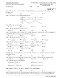 Đề KSCL ôn thi tốt nghiệp THPT năm 2023 môn Toán - Trường THPT chuyên Lam Sơn, Thanh Hóa (Lần 1)