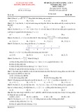 Đề KSCL ôn thi tốt nghiệp THPT năm 2023 môn Toán có đáp án - Trường THPT Hàm Long, Bắc Ninh (Lần 1)