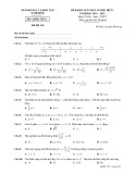 Đề KSCL ôn thi tốt nghiệp THPT năm 2023 môn Toán có đáp án - Sở GD&ĐT Nam Định (Đợt 1)