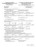 Đề thi thử tốt nghiệp THPT năm 2023 môn Vật lí có đáp án - Trường THPT chuyên Võ Nguyên Giáp, Quảng Bình