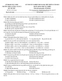 Đề thi thử tốt nghiệp THPT năm 2023 môn Sinh học có đáp án - Trường THPT Lương Tài số 2, Bắc Ninh