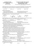 Đề thi thử tốt nghiệp THPT năm 2023 môn Vật lí có đáp án - Trường THPT Lương Tài số 2, Bắc Ninh