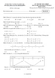 Đề thi thử tốt nghiệp THPT năm 2023 môn Toán có đáp án - Trường THPT Nguyễn Bỉnh Khiêm, Đắk Lắk (Lần 1)