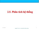 Bài giảng Lý thuyết điều khiển tự động: Chương 2.5 - TS. Nguyễn Thu Hà