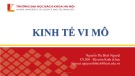 Bài giảng Kinh tế học vi mô: Chương 5 - Nguyễn Thị Bích Nguyệt