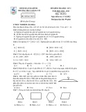 Đề thi học kì 1 môn Toán lớp 6 năm 2022-2023 có đáp án - Trường THCS Giảng Võ