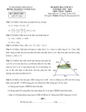 Đề thi học kì 1 môn Toán lớp 8 năm 2022-2023 - Phòng GD&ĐT Quận 1