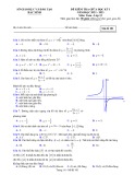 Đề thi giữa học kì 1 môn Toán lớp 12 năm 2022-2023 - Sở GD&ĐT Bắc Ninh