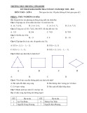 Đề thi học kì 1 môn Toán lớp 6 năm 2022-2023 có đáp án - Trường THCS Trương Công Định (Đề tham khảo)