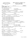 Đề thi giữa học kì 2 môn Công nghệ lớp 11 năm 2021-2022 - Trường THPT Nguyễn Dục
