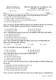 Đề thi giữa học kì 2 môn Địa lí lớp 12 năm 2021-2022 - Trường THPT Nguyễn Dục