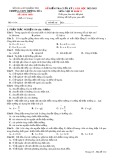 Đề thi học kì 1 môn Vật lí lớp 11 năm 2022-2023 - Trường THPT Hướng Hoá