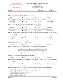 Đề thi học kì 1 môn Toán lớp 12 năm 2022-2023 - Trường THPT Phùng Khắc Khoan