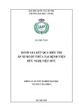 Khóa luận tốt nghiệp: Đánh giá kết quả điều trị áp xe ruột thừa tại Bệnh viện Hữu nghị Việt Đức