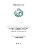 Khóa luận tốt nghiệp: Nghiên cứu đặc điểm lâm sàng, cận lâm sàng và kết quả xử trí thai dưới 12 tuần chửa ở sẹo mổ lấy thai cũ tại Bệnh viện phụ sản Hà Nội