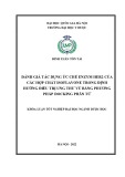 Khóa luận tốt nghiệp: Đánh giá tác dụng ức chế enzym HER2 của các hợp chất Isoflavone trong định hướng điều trị ung thư vú bằng phương pháp docking phân tử