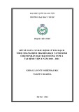 Khóa luận tốt nghiệp: Mô tả nguy cơ mắc bệnh lý tim mạch theo thang điểm Framingham và WHO/ISH ở bệnh nhân đái tháo đường type 2 tại Bệnh viện E năm 2020 – 2021