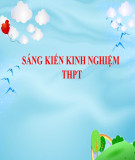 Sáng kiến kinh nghiệm THPT: Giải pháp rèn kĩ năng kiểm soát cảm xúc cho học sinh trường THPT số 2 TX Sa Pa