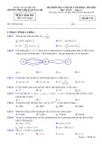 Đề thi học kì 1 môn Toán lớp 11 năm 2022-2023 có đáp án - Trường THPT Thị xã Quảng Trị